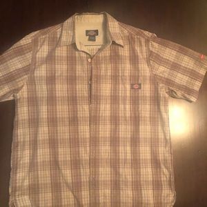 Dickies men’s L plaid shirt